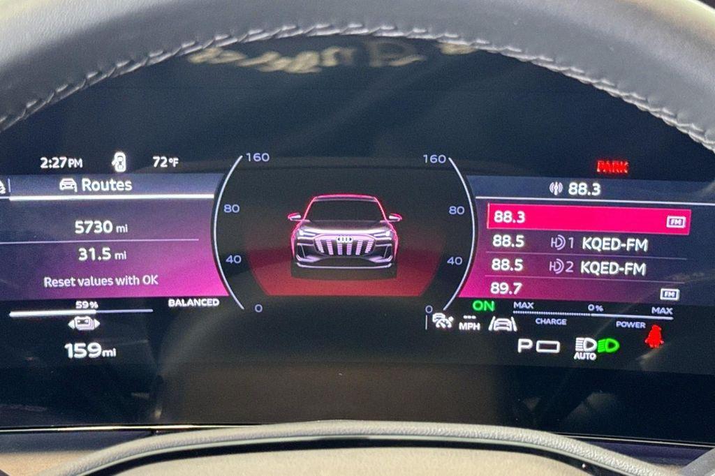 used 2025 Audi Q6 e-tron car, priced at $52,444