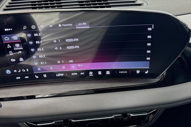 new 2025 Audi Q6 e-tron car, priced at $75,155