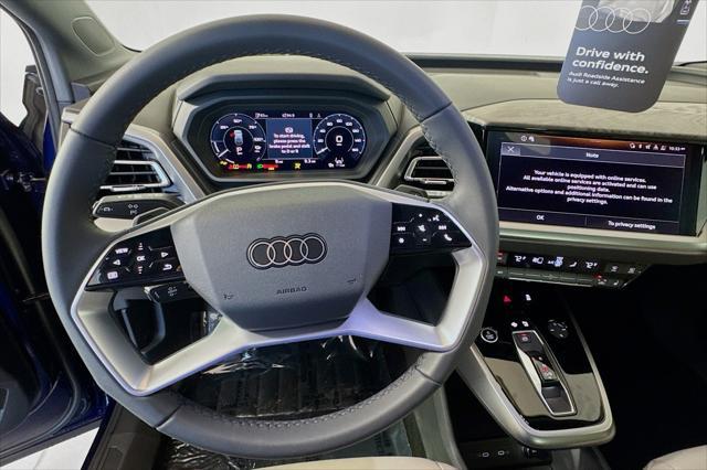 new 2025 Audi Q4 e-tron car, priced at $59,625