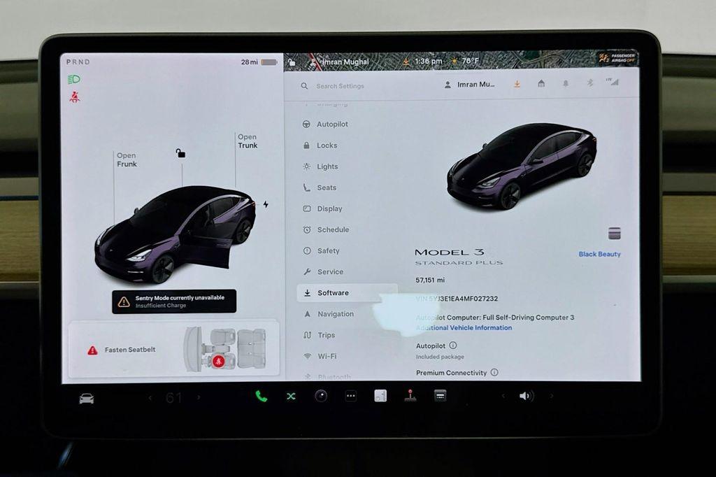 used 2021 Tesla Model 3 car, priced at $21,444