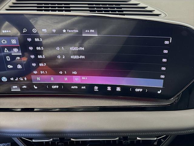new 2025 Audi Q6 e-tron car, priced at $74,540
