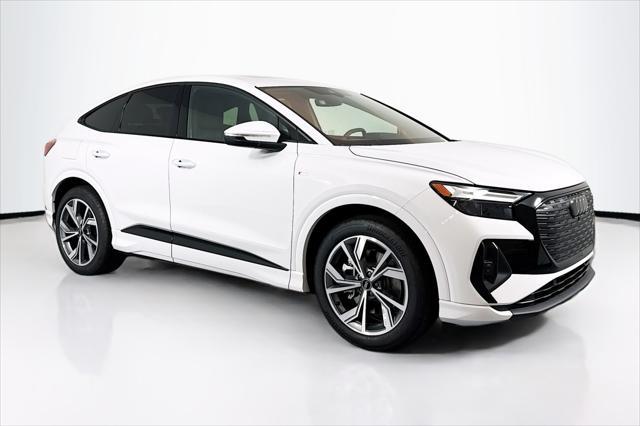 new 2025 Audi Q4 e-tron Sportback car, priced at $62,125