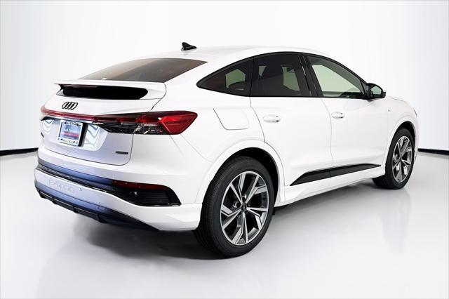 new 2025 Audi Q4 e-tron Sportback car, priced at $62,125