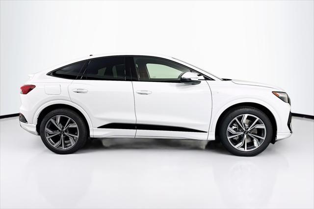 new 2025 Audi Q4 e-tron Sportback car, priced at $62,125