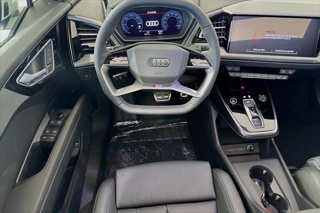 new 2025 Audi Q4 e-tron Sportback car, priced at $62,125