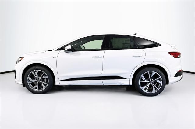 new 2025 Audi Q4 e-tron Sportback car, priced at $62,125