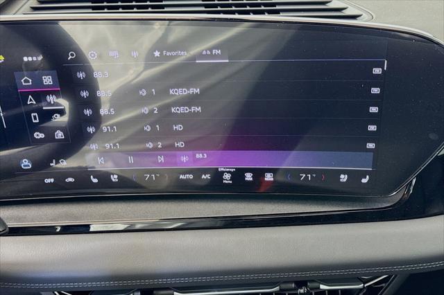 new 2025 Audi Q6 e-tron car, priced at $74,830