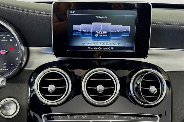 used 2017 Mercedes-Benz C-Class car, priced at $21,444
