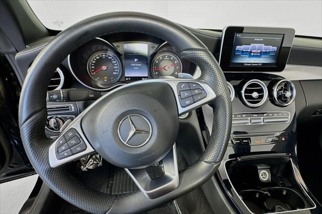 used 2017 Mercedes-Benz C-Class car, priced at $21,444