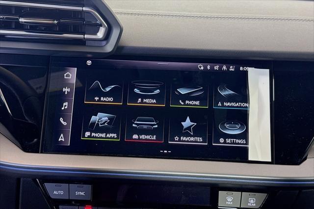 new 2025 Audi A3 car, priced at $43,540