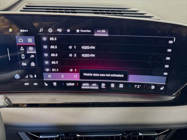 new 2025 Audi Q6 e-tron car, priced at $76,350