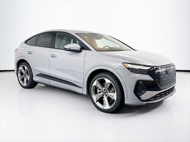 new 2025 Audi Q4 e-tron Sportback car, priced at $66,955