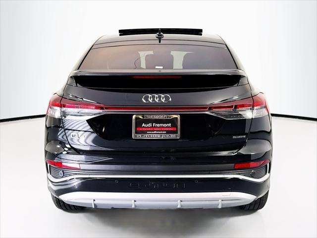 new 2025 Audi Q4 e-tron Sportback car, priced at $62,285