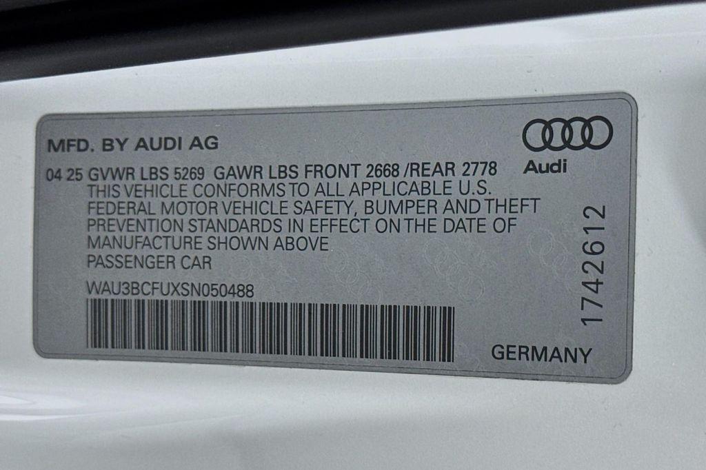 new 2025 Audi A5 car, priced at $59,475