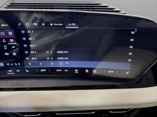 new 2025 Audi Q6 e-tron car, priced at $70,550