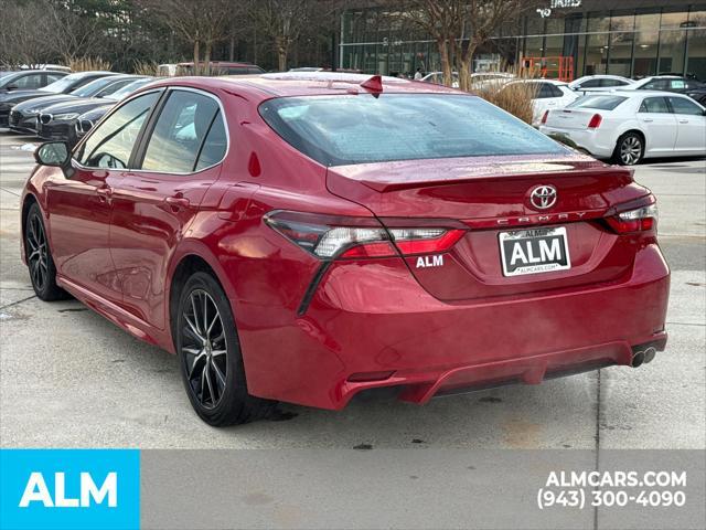 used 2021 Toyota Camry car, priced at $20,120