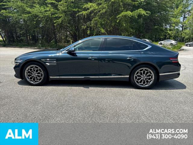 used 2024 Genesis G80 car, priced at $35,460