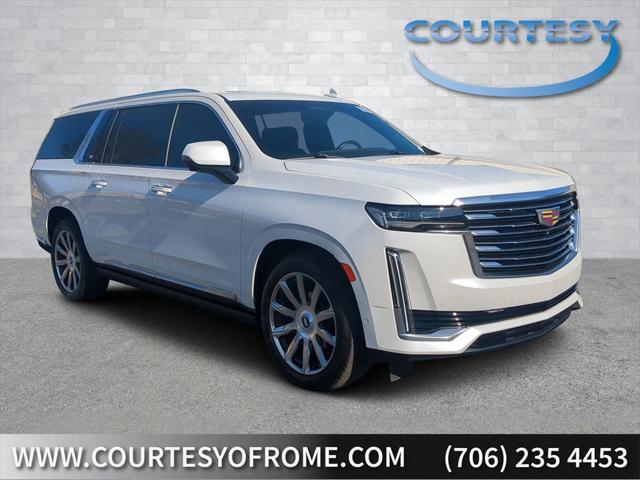 used 2022 Cadillac Escalade ESV car, priced at $72,678