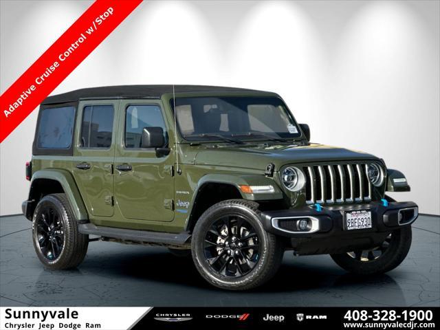 used 2022 Jeep Wrangler Unlimited 4xe car, priced at $33,998