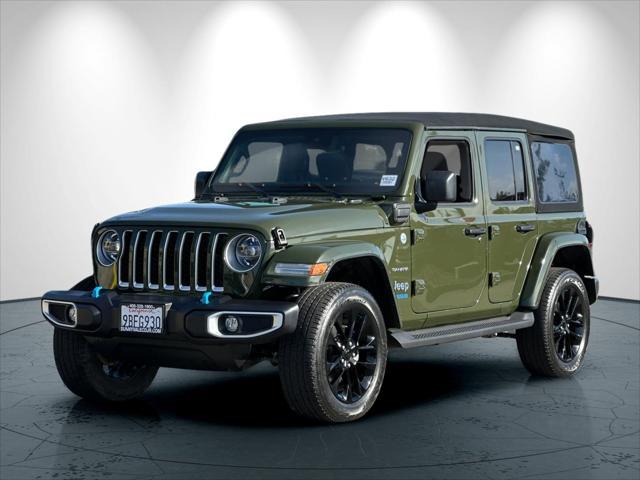 used 2022 Jeep Wrangler Unlimited 4xe car, priced at $35,499