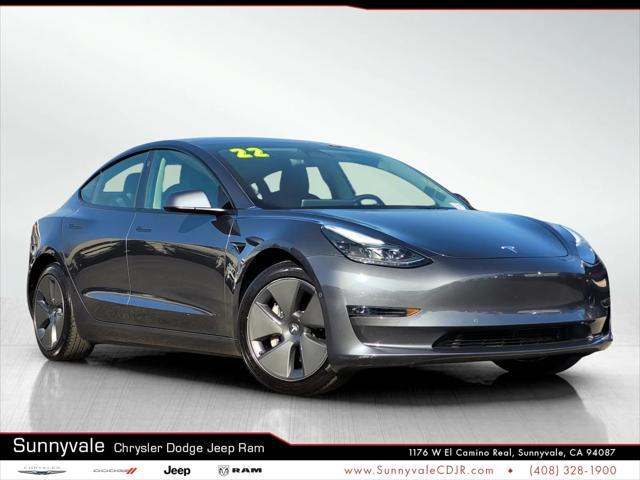 used 2022 Tesla Model 3 car, priced at $29,599