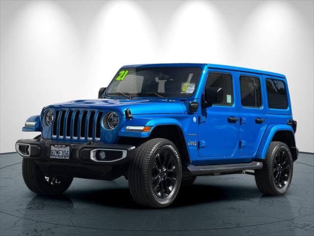 used 2021 Jeep Wrangler Unlimited 4xe car, priced at $31,998