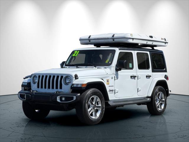 used 2021 Jeep Wrangler Unlimited car, priced at $27,599
