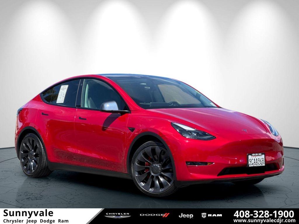 used 2022 Tesla Model Y car, priced at $31,587