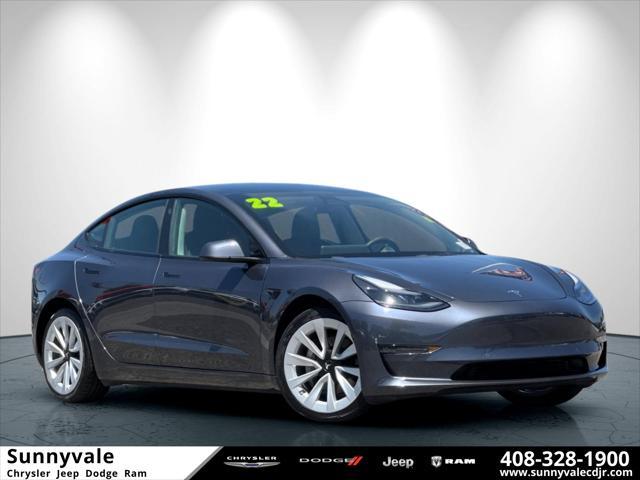 used 2022 Tesla Model 3 car, priced at $27,776