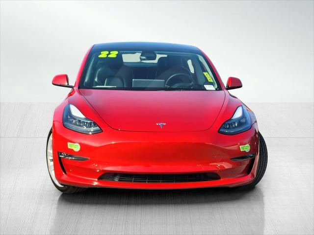 used 2022 Tesla Model 3 car, priced at $28,990