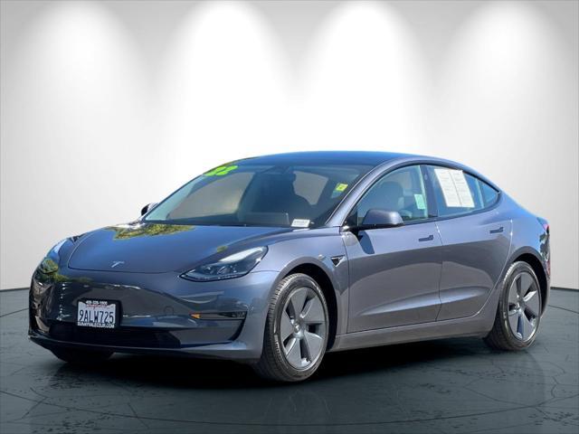 used 2022 Tesla Model 3 car, priced at $28,799
