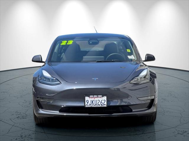 used 2023 Tesla Model 3 car, priced at $27,899