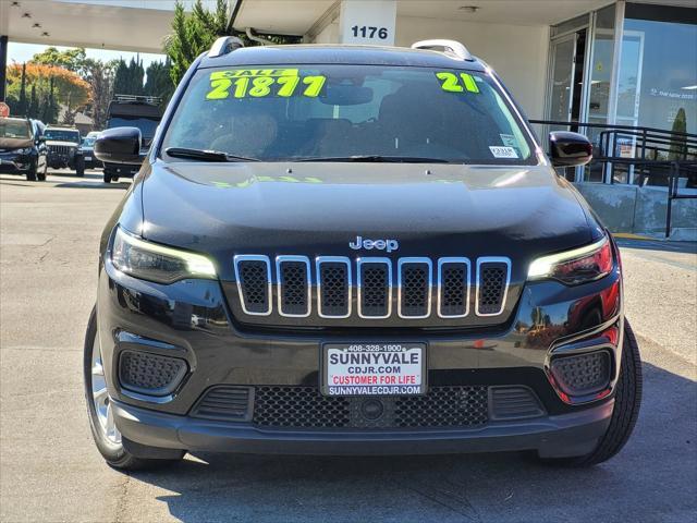 used 2021 Jeep Cherokee car, priced at $17,998