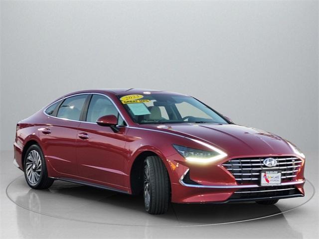 used 2023 Hyundai Sonata Hybrid car, priced at $24,500