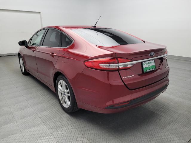 used 2018 Ford Fusion car, priced at $18,495