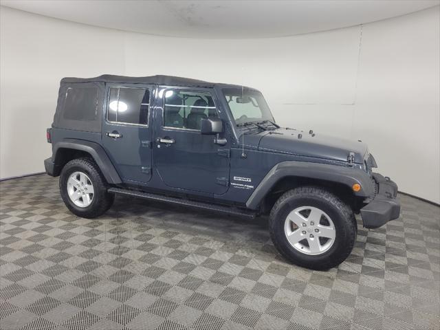 used 2018 Jeep Wrangler JK Unlimited car, priced at $26,395