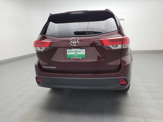 used 2019 Toyota Highlander car, priced at $21,995