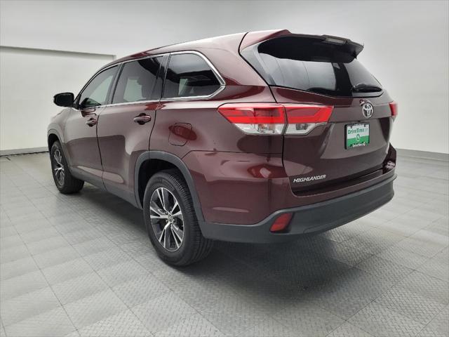 used 2019 Toyota Highlander car, priced at $21,995