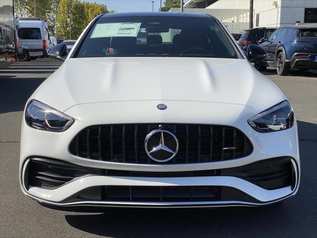 new 2025 Mercedes-Benz AMG C 43 car, priced at $67,730