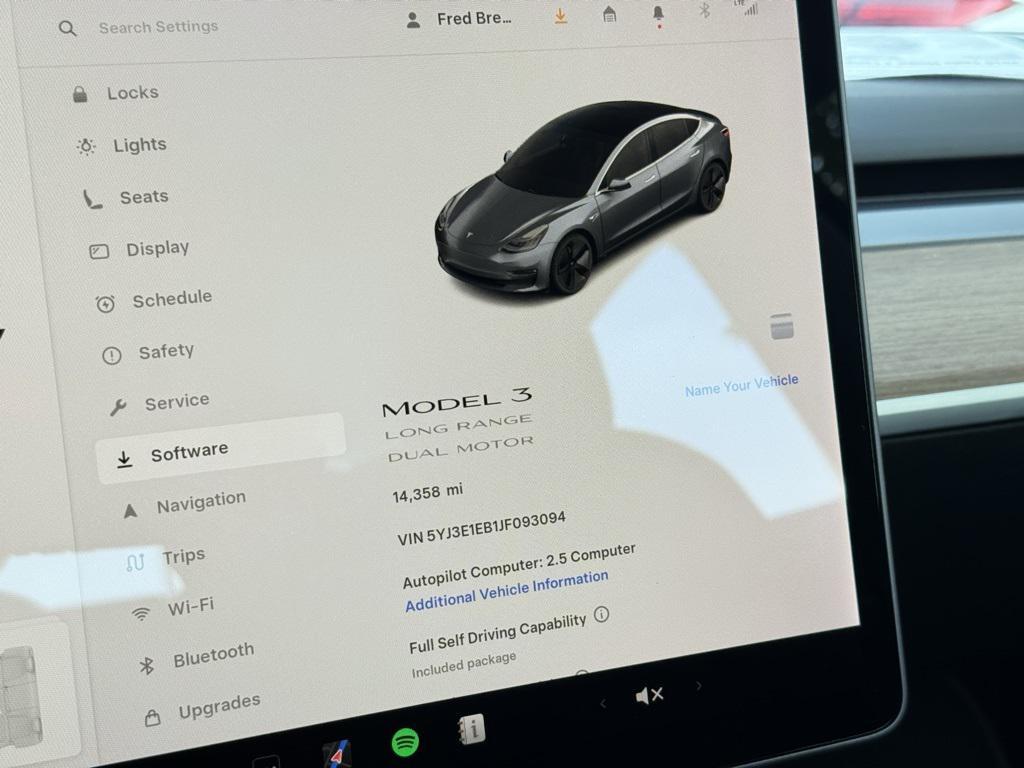 used 2018 Tesla Model 3 car, priced at $27,000