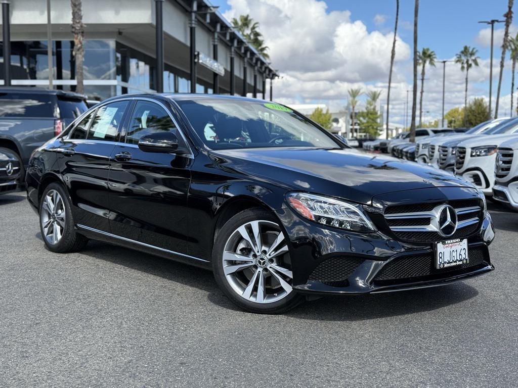 used 2019 Mercedes-Benz C-Class car, priced at $21,600