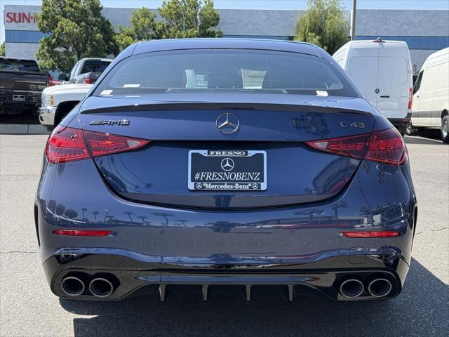 new 2025 Mercedes-Benz AMG C 43 car, priced at $72,480