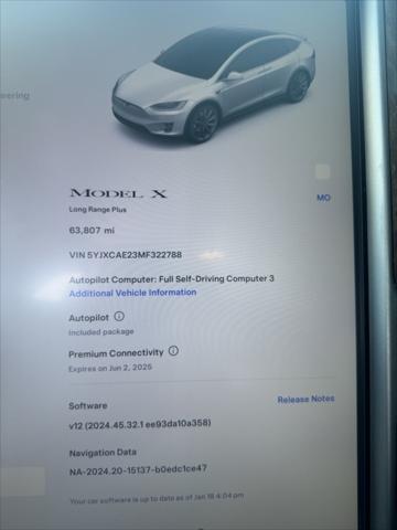 used 2021 Tesla Model X car, priced at $42,998