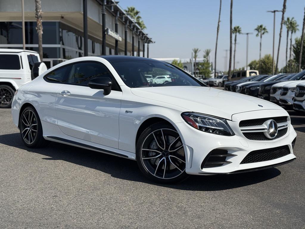 used 2021 Mercedes-Benz AMG C 43 car, priced at $41,000