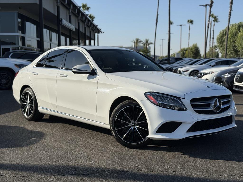 used 2021 Mercedes-Benz C-Class car, priced at $26,000