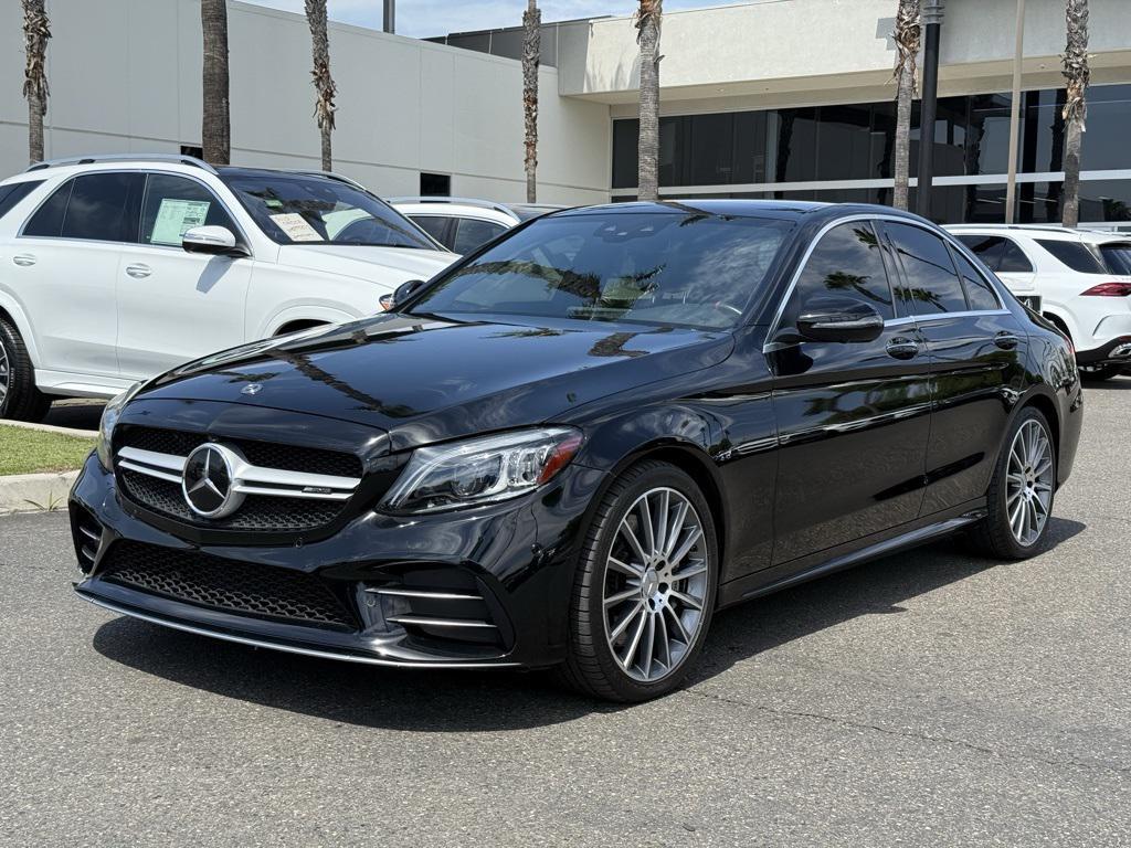 used 2020 Mercedes-Benz AMG C 43 car, priced at $34,377