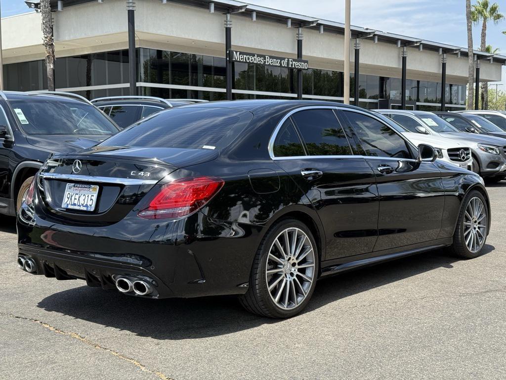 used 2020 Mercedes-Benz AMG C 43 car, priced at $34,377