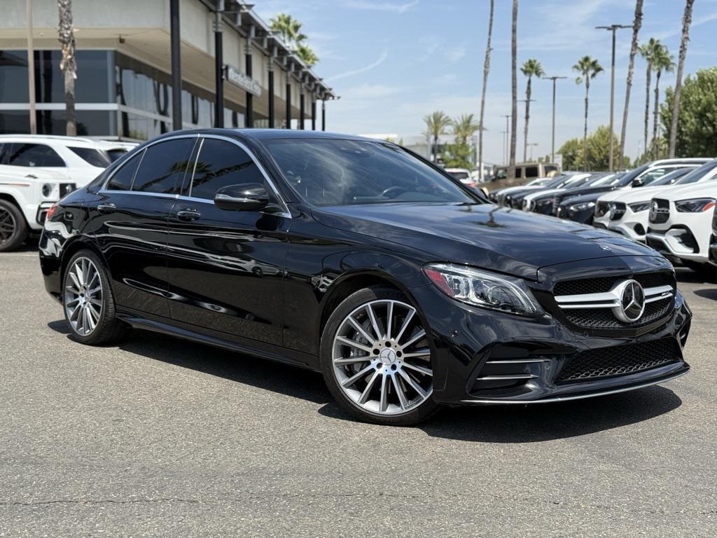 used 2020 Mercedes-Benz AMG C 43 car, priced at $35,000