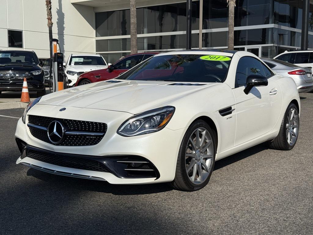 used 2017 Mercedes-Benz AMG SLC 43 car, priced at $39,998