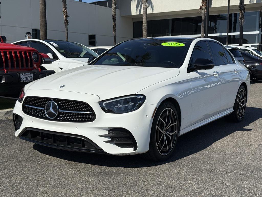 used 2023 Mercedes-Benz E-Class car, priced at $44,998